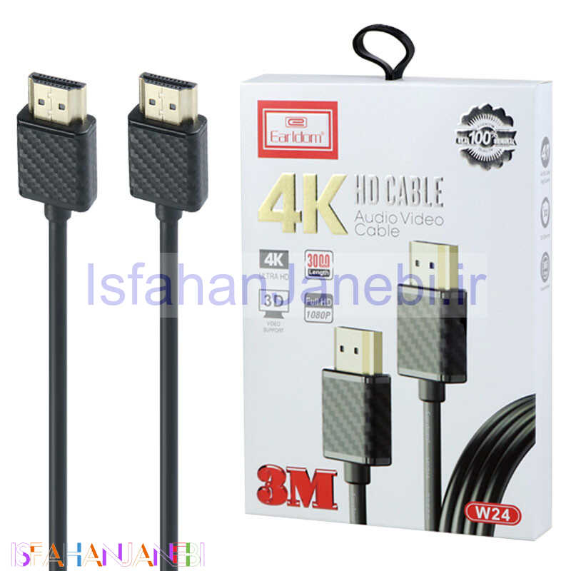 اصفهان جانبی-کابل Earldom ET-W24 HDMI v1.4 4K 3m