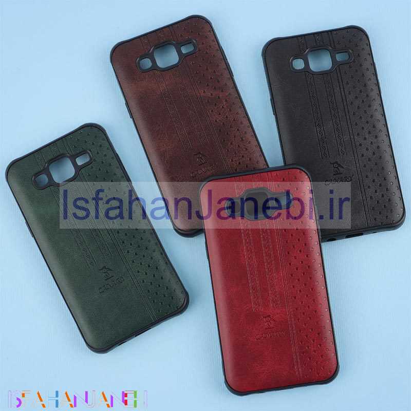 اصفهان جانبی-قاب چرمی Canary سامسونگ Galaxy J5 2015 محافظ لنزدار