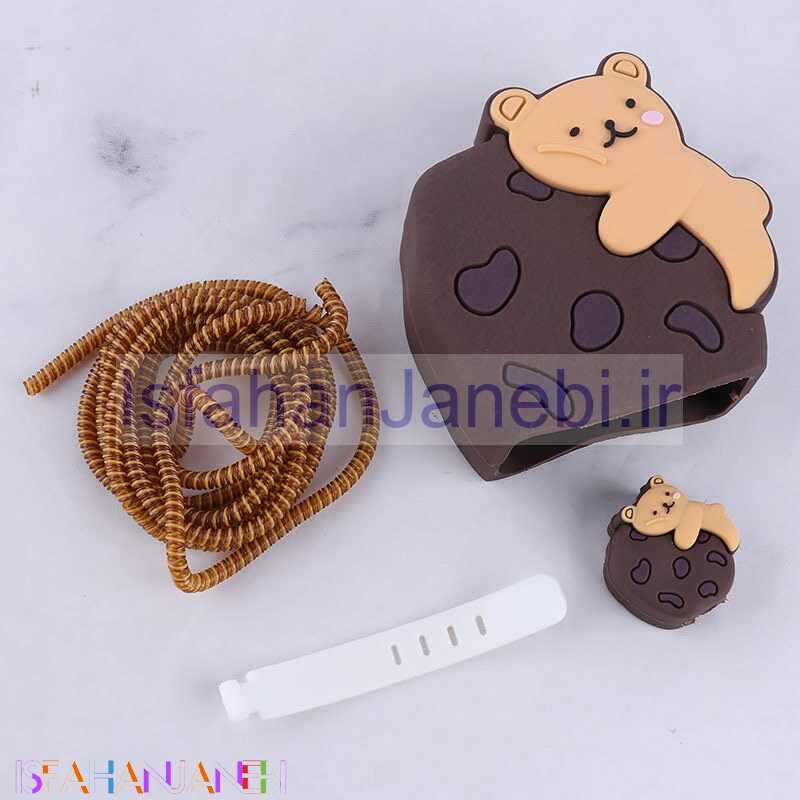 اصفهان جانبی-ست محافظ کابل و کلگی شارژر شیائومی طرح کوکی