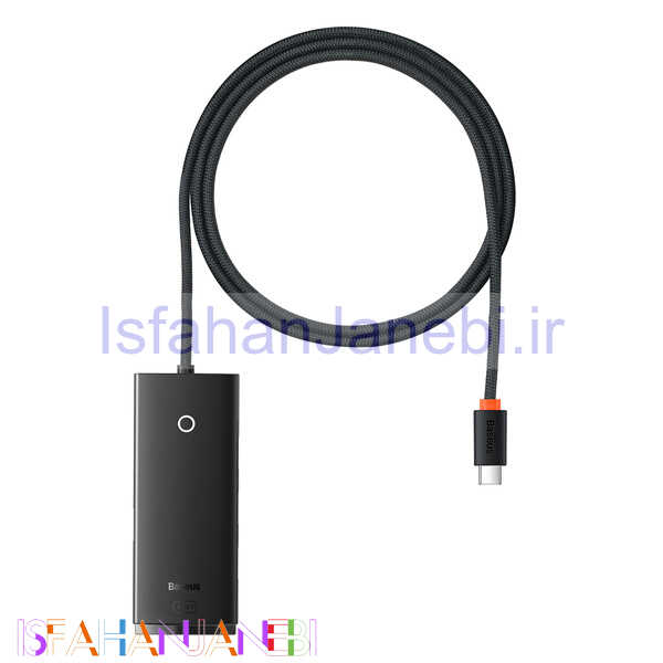اصفهان جانبی-هاب 5 پورت Type-C باسئوس WKQX030401