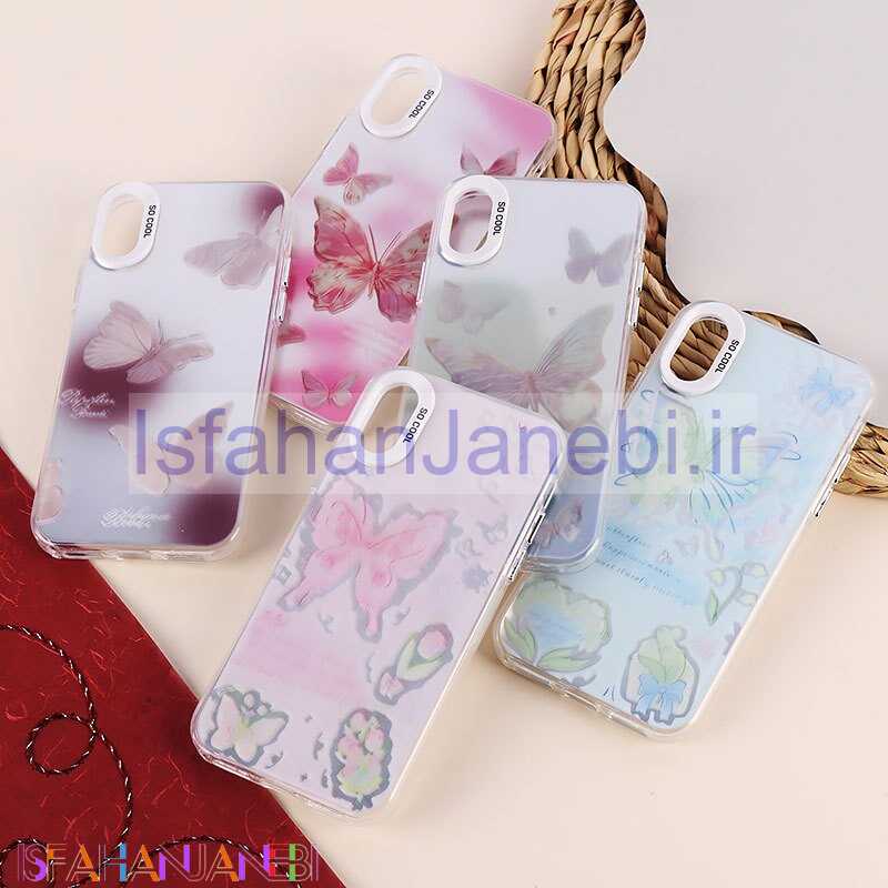 اصفهان جانبی-قاب So Cool آیفون X / XS طرح پروانه