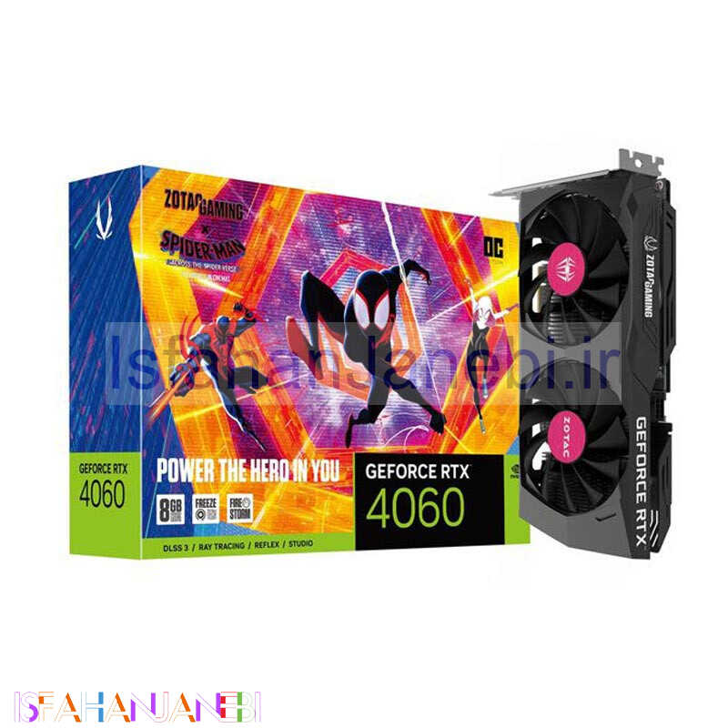 اصفهان جانبی-کارت گرافیک Zotac Gaming GeForce RTX 4060 OC 8GB GDDR6 128Bit