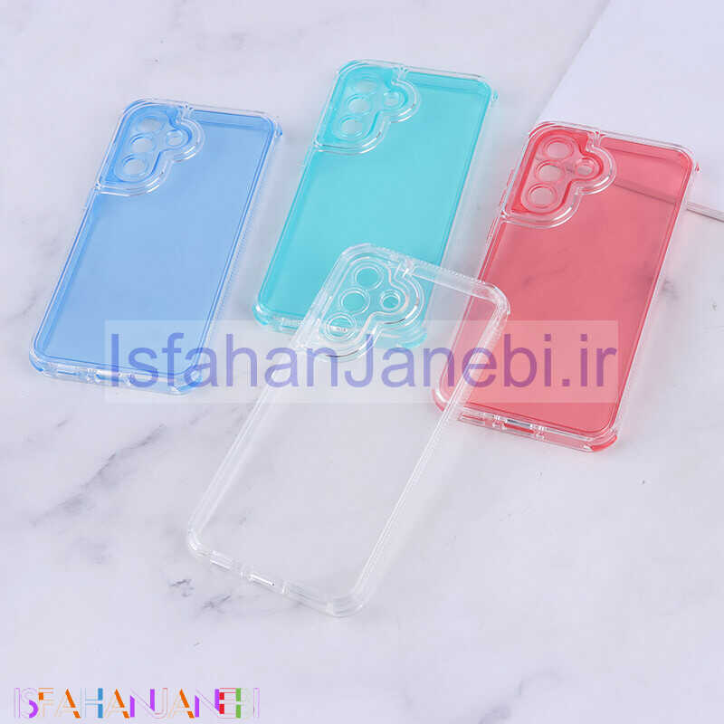 اصفهان جانبی-قاب ضد ضربه Space سامسونگ Galaxy A56 رنگی محافظ لنزدار