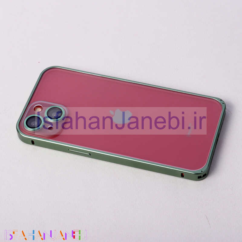 اصفهان جانبی-قاب ضربه گیر پشت مات پامپر Q.Series محافظ لنزدار iPhone 13