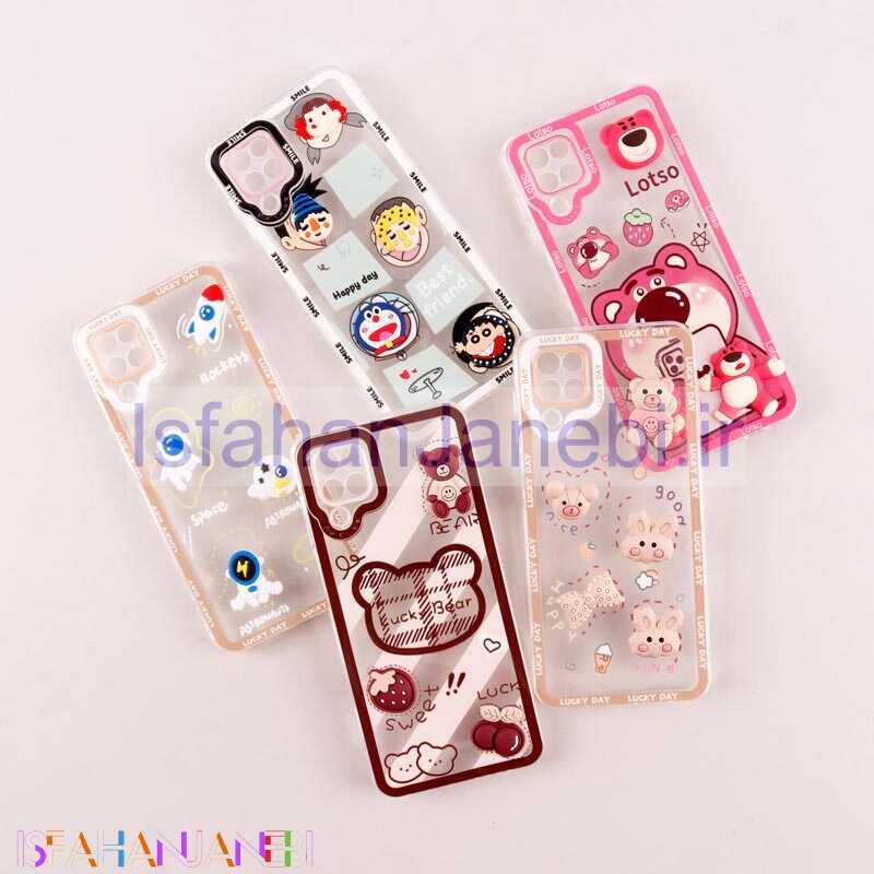 اصفهان جانبی-قاب عروسکی برجسته Highcopy محافظ لنزدار Samsung Galaxy A12