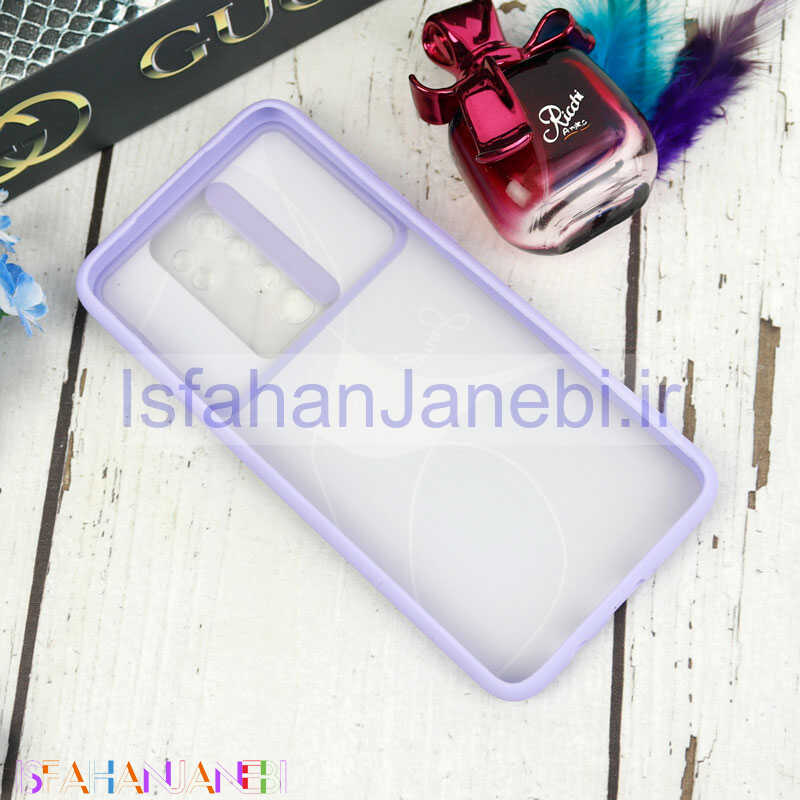 اصفهان جانبی-قاب طرحدار محافظ لنزدار کشویی + پاپ سوکت طرح Foul Happy شیائومی Redmi Note 8 Pro سری C