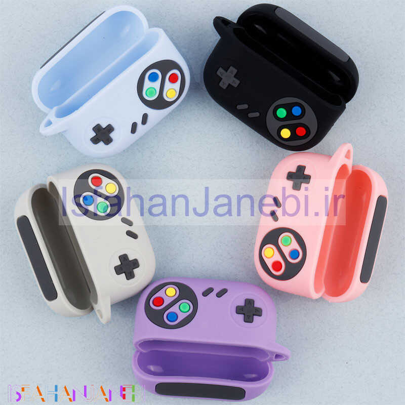 اصفهان جانبی-محافظ AirPods Pro سیلیکونی طرح دسته بازی کد 2