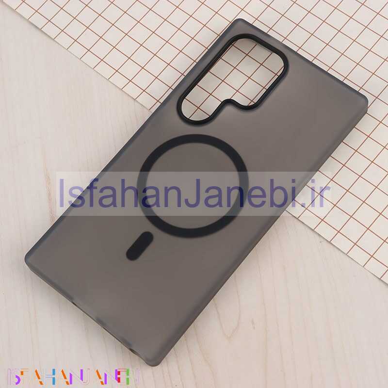 اصفهان جانبی-قاب ژله ای مگ سیف سامسونگ Galaxy S24 Ultra پشت مات