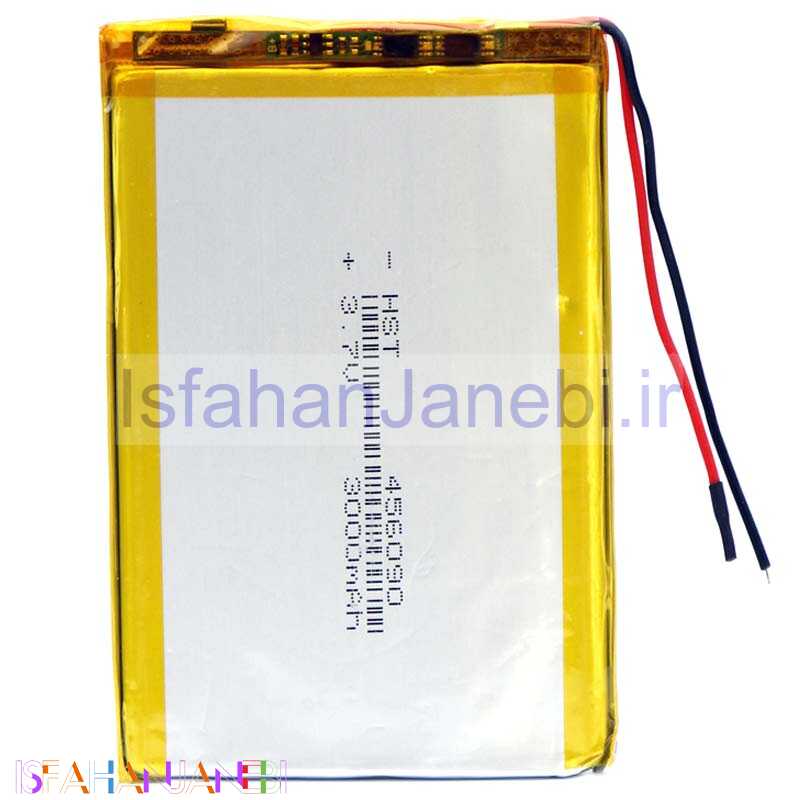 اصفهان جانبی-باتری لیتیوم 3000mAh 90*60*3mm 456090