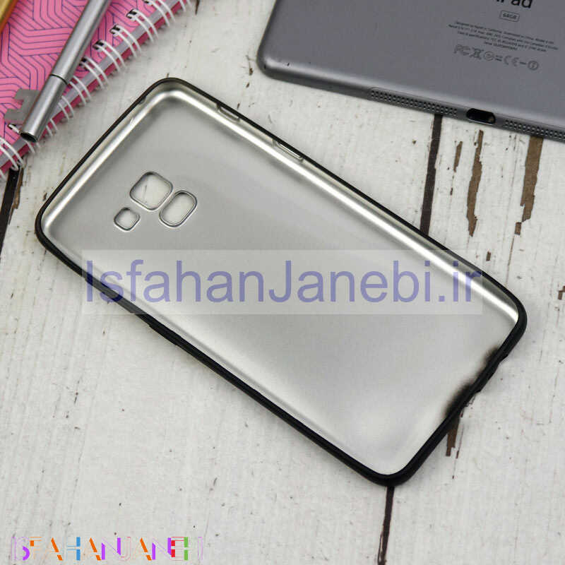 اصفهان جانبی-قاب دو رنگ Samsung Galaxy A7 2018 مشکی خاکستری