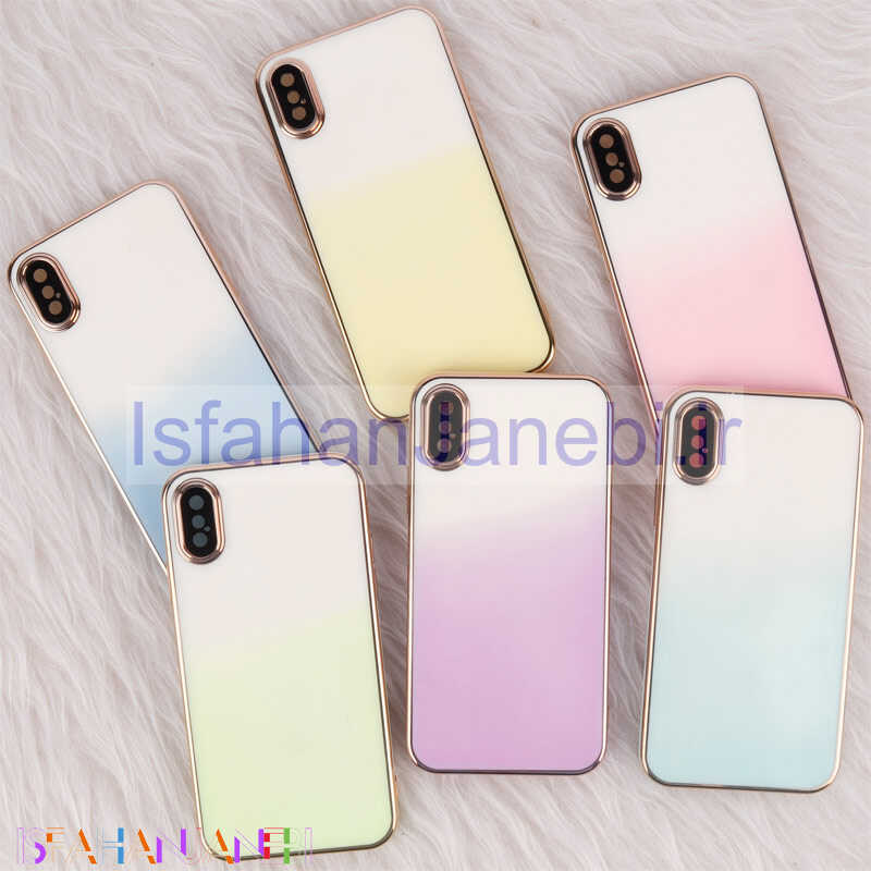 اصفهان جانبی-قاب My Case دو رنگ محافظ لنزدار iPhone X / XS