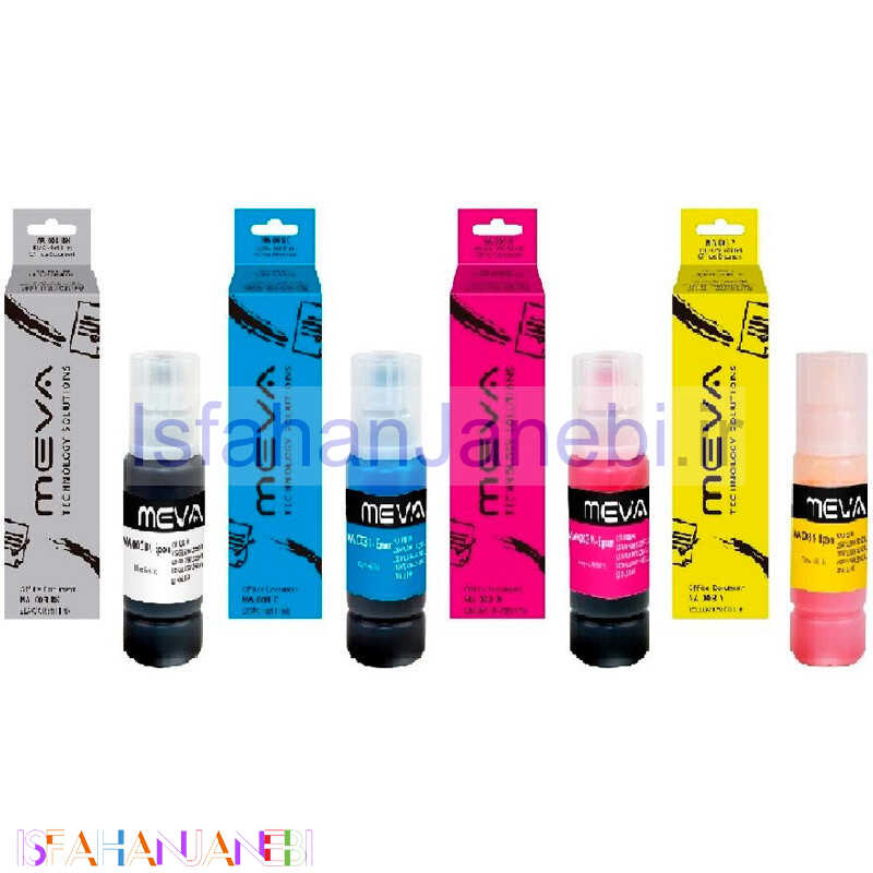 اصفهان جانبی-جوهر پرینتر Meva MA-003 100ml بسته 4 عددی