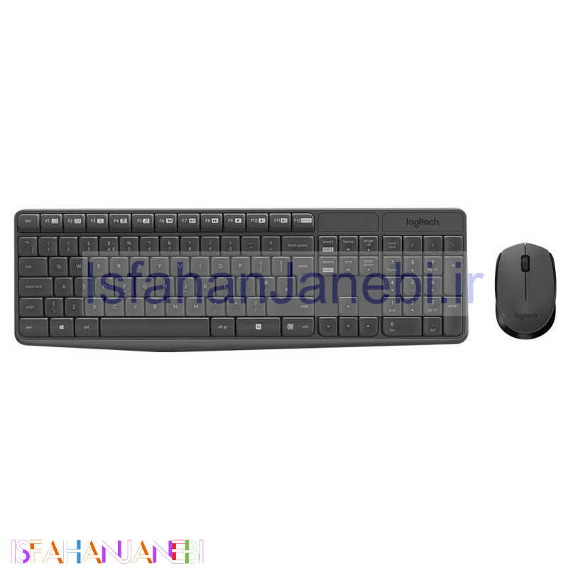 اصفهان جانبی-کیبورد و موس بی سیم لاجیتک MK235
