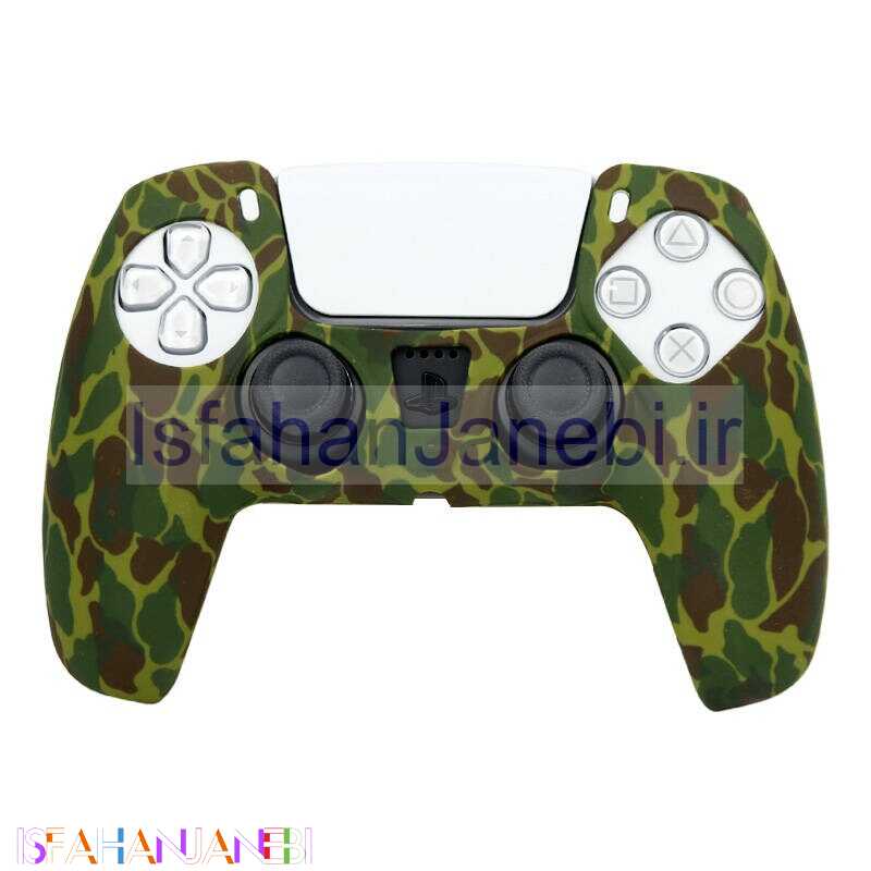 اصفهان جانبی-روکش دسته بازی PS5 طرح چریکی سبز کد 1