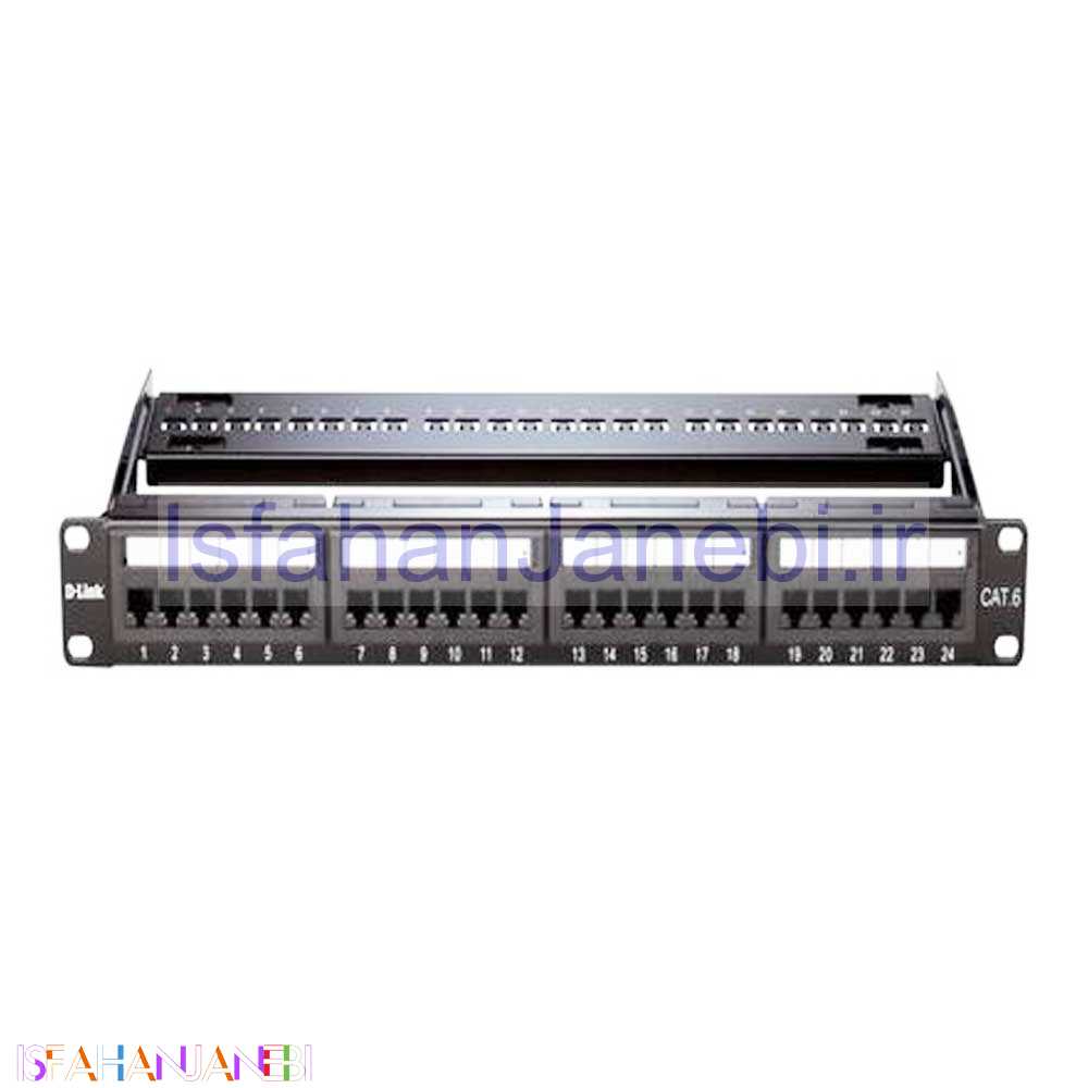 اصفهان جانبی-پچ پنل لودد 24 پورت D-Link K241 CAT6 UTP