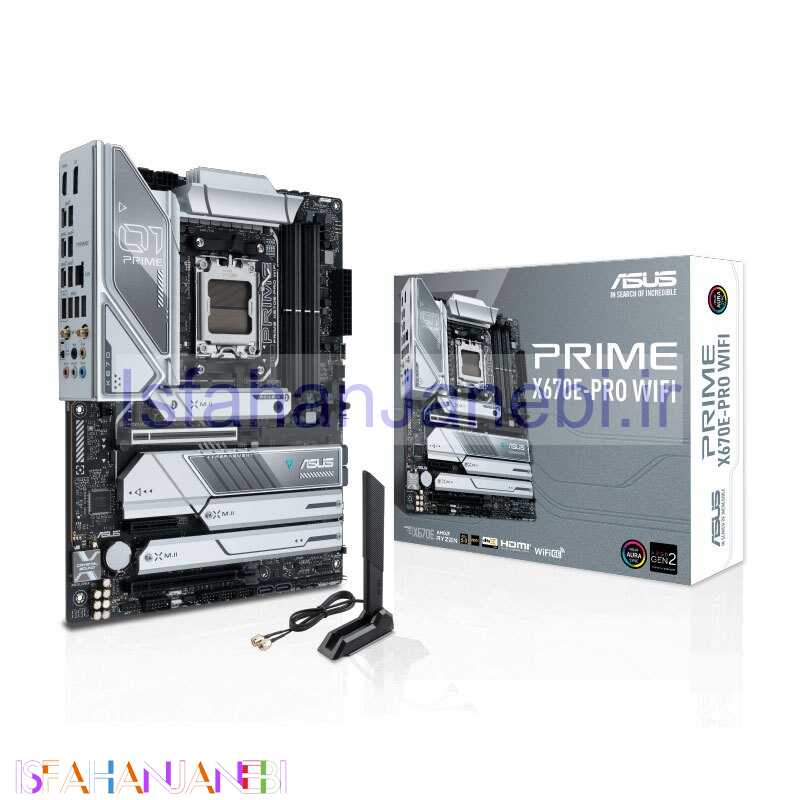 اصفهان جانبی-مادربرد ایسوس PRIME X670E-PRO WIFI DDR5