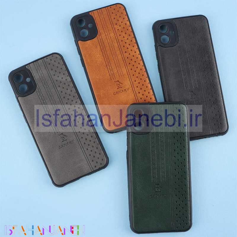 اصفهان جانبی-قاب چرمی Canary سامسونگ Galaxy A04e محافظ لنزدار