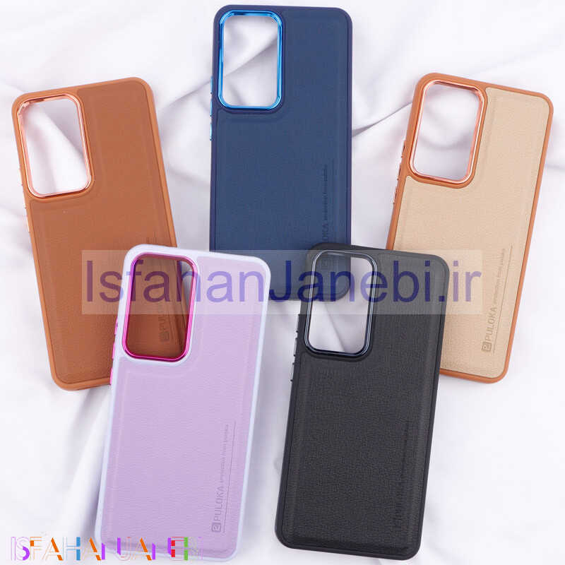 اصفهان جانبی-قاب چرمی Puloka متال ایرون Xiaomi 12T / 12T Pro