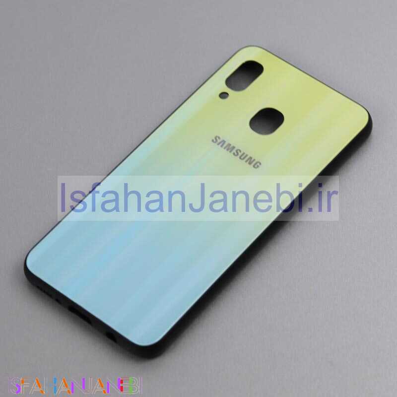 اصفهان جانبی-قاب لیزری پشت گلسی Samsung A20/A30 کد8 سری B