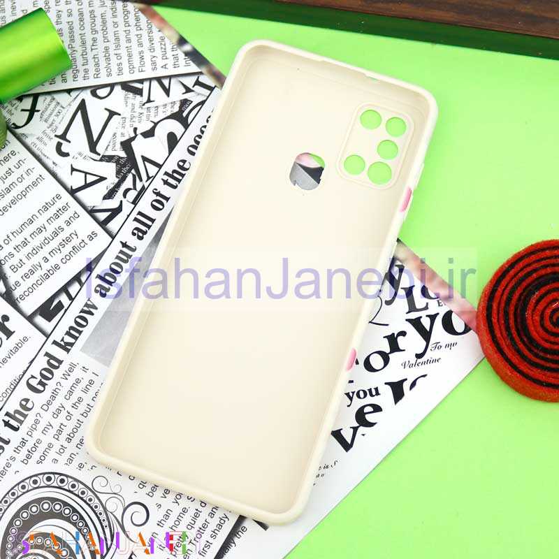 اصفهان جانبی-قاب سیلیکونی محافظ لنزدار طرح قلب Samsung Galaxy A21s