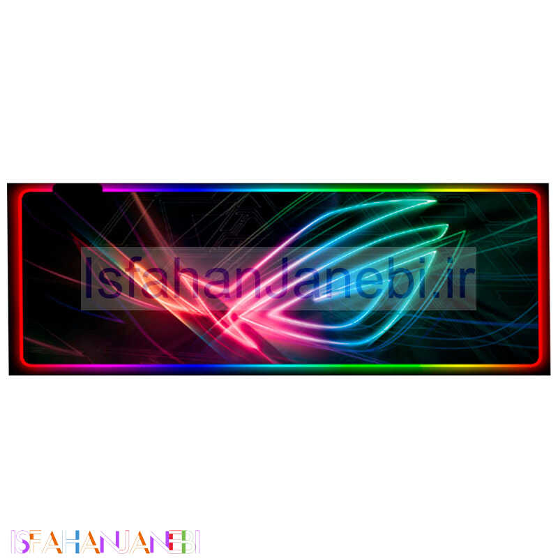 اصفهان جانبی-پد موس گیمینگ طرحدار Asus Neon 80*30cm