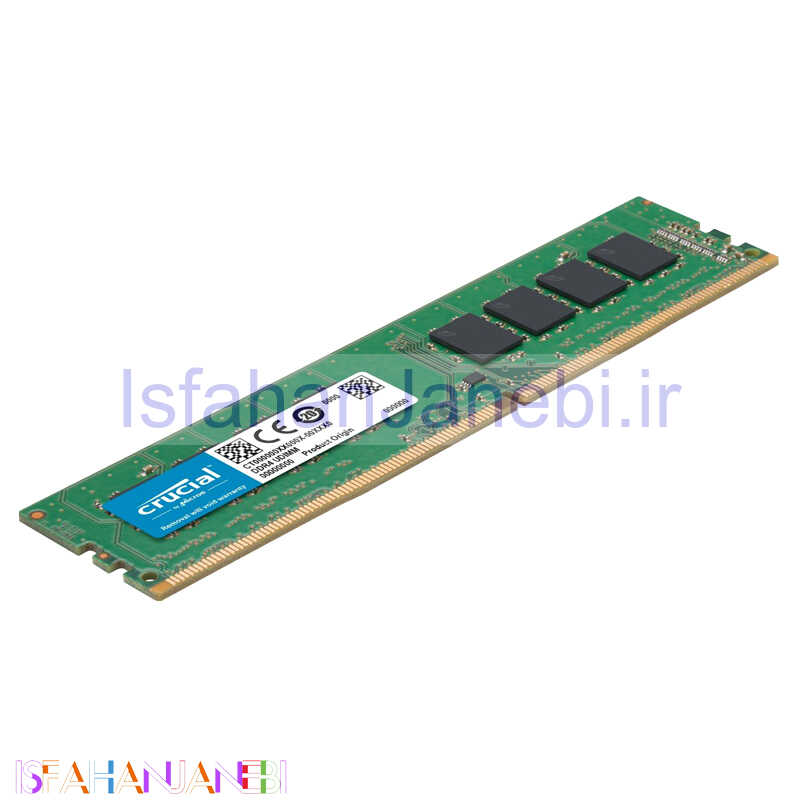 اصفهان جانبی-رم کامپیوتر Crucial U-DIMM DDR4 16GB 3200MHz CL22 Single