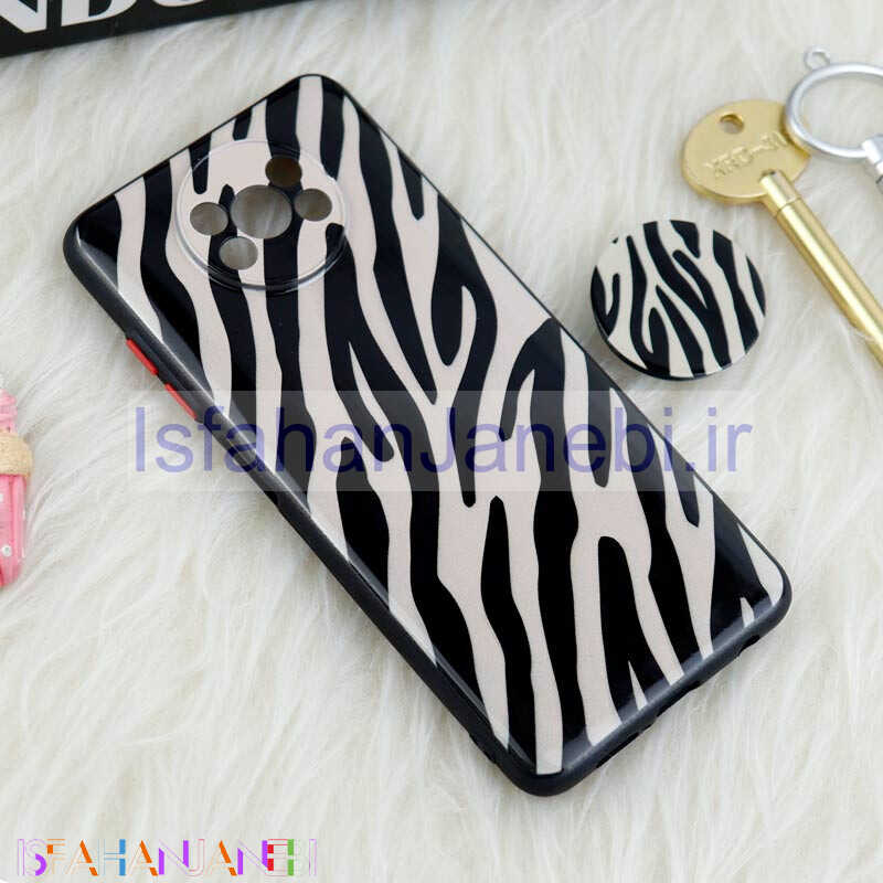 اصفهان جانبی-قاب فانتزی طرحدار محافظ لنزدار + پاپ سوکت Xiaomi Poco X3 سری T