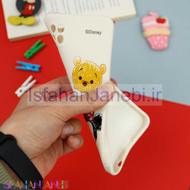 اصفهان جانبی-قاب سیلیکونی سفید محافظ لنزدار طرح دیزنی دخترانه سامسونگ A22 5G