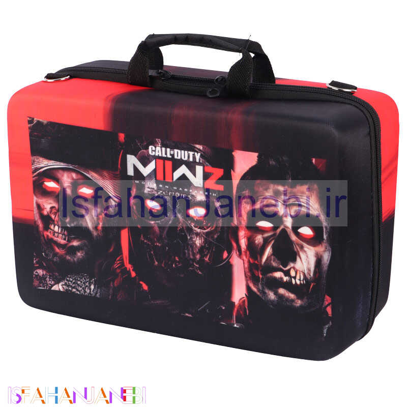 اصفهان جانبی-کیف کنسول بازی PS5 Slim طرح Call Of Duty Modern Warfare 3 Zombie