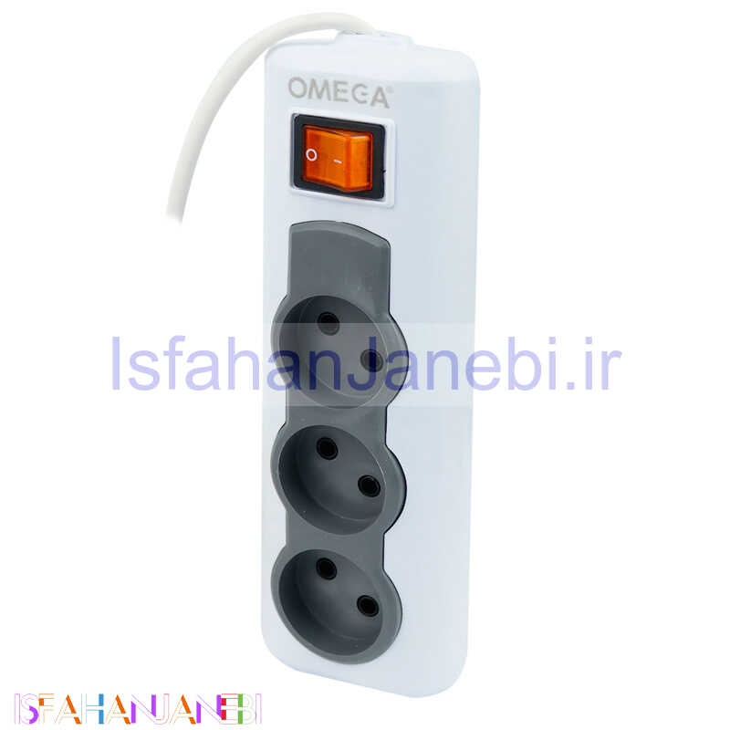 اصفهان جانبی-چند راهی 3 خانه برق امگا R3000 با کابل 3 متری