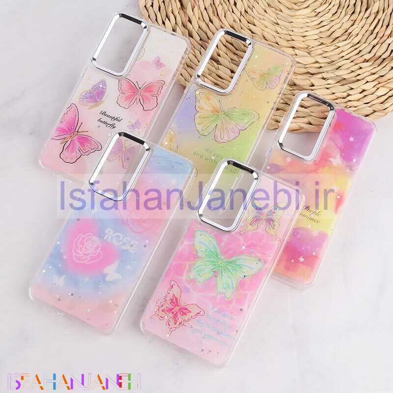 اصفهان جانبی-قاب رزینی سامسونگ Galaxy S24 FE طرح دار دور محافظ متال