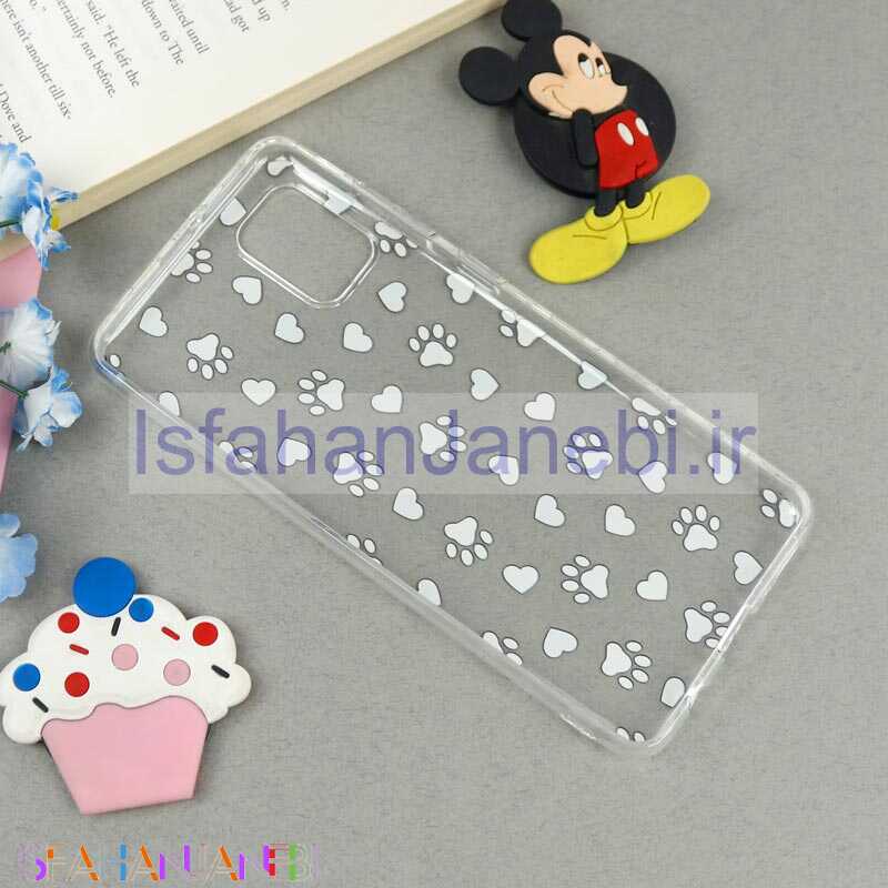 اصفهان جانبی-قاب ژله ای شفاف طرحدار ردپا Samsung Galaxy A31