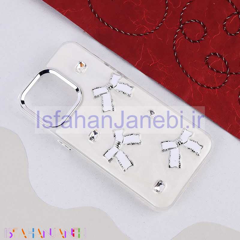 اصفهان جانبی-قاب اکلیلی Vip Max آیفون iPhone 15 Pro Max پاپیونی نگین دار