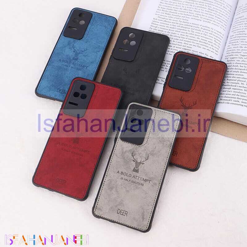 اصفهان جانبی-قاب چرمی A Bold Attempt شیائومی Poco F4 / Redmi K40s محافظ لنزدار