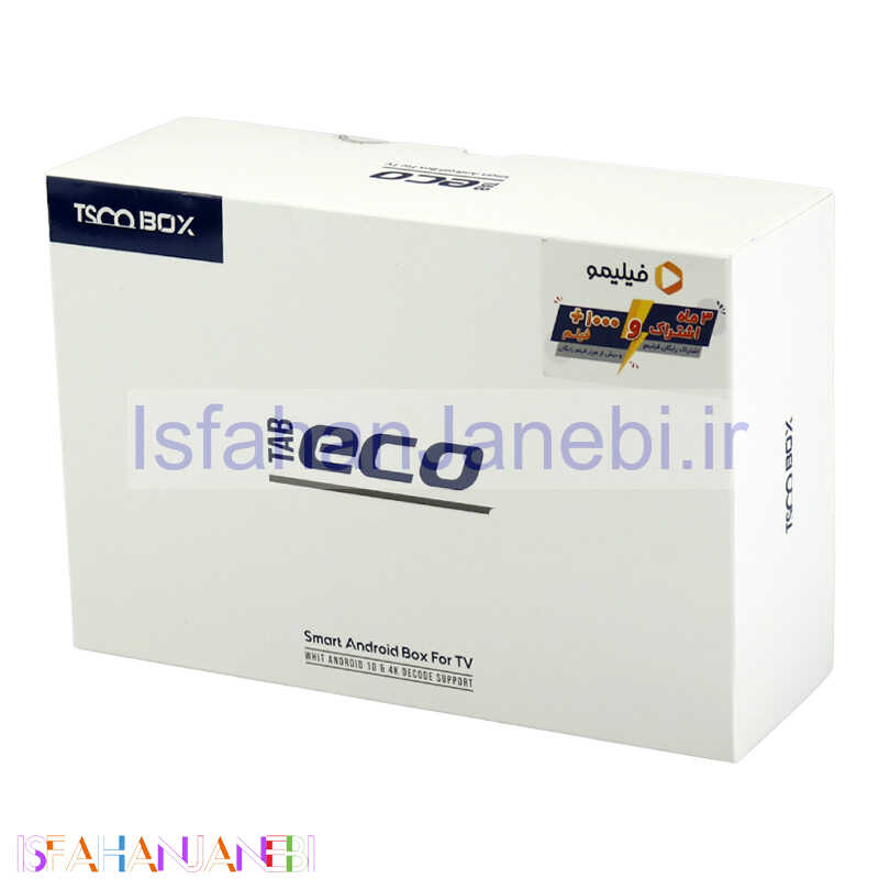 اصفهان جانبی-اندروید باکس TSCO TAB ECO 4K + ریموت کنترل