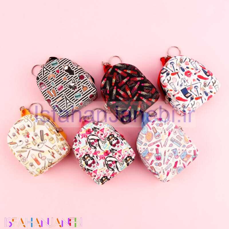 اصفهان جانبی-کیف هندزفری کوله ای مخمل پفکی