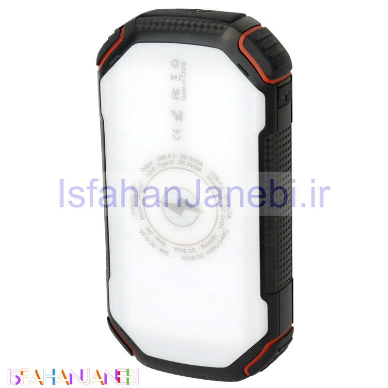اصفهان جانبی-پاور بانک بی سیم خورشیدی فست شارژ 20000 نیتو Nitu NPB02 QC PD 15W