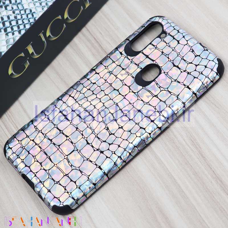 اصفهان جانبی-قاب چرمی پوست ماری هفت رنگ Samsung A11