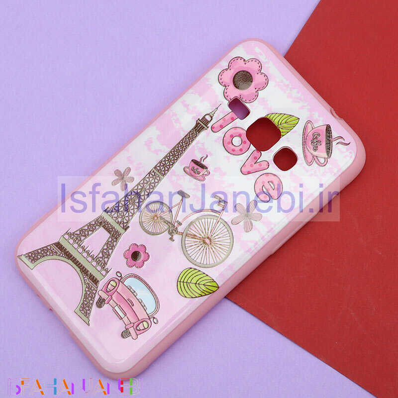 اصفهان جانبی-قاب فانتزی برجسته صورتی طرح مختلف سامسونگ J1 2016