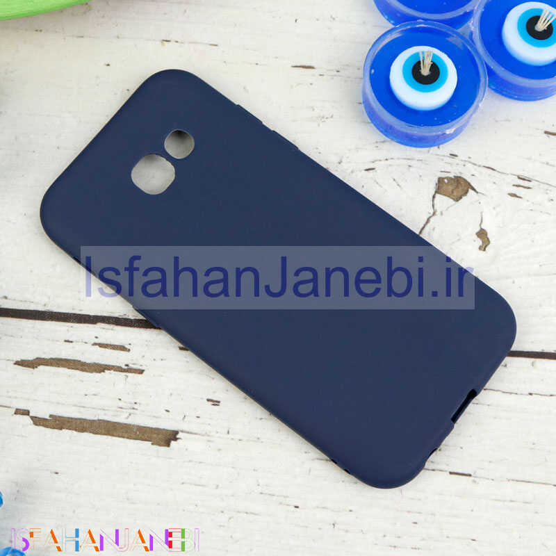 اصفهان جانبی-قاب ژله ای پکدار SMTT سامسونگ A5 2017 سرمه ای