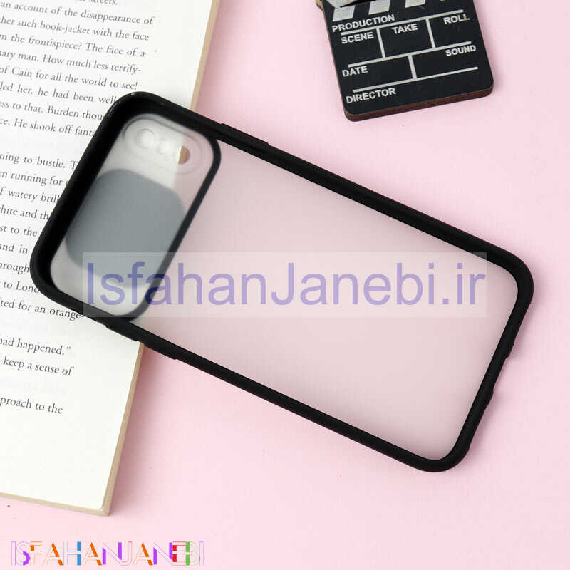 اصفهان جانبی-قاب PC مات محافظ لنز دار کشویی iPhone X/XS