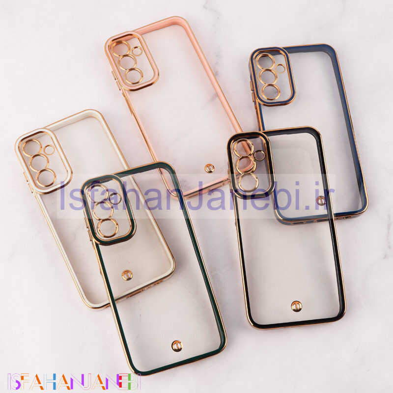 اصفهان جانبی-قاب Space سامسونگ Galaxy A15 دور رنگی محافظ لنزدار