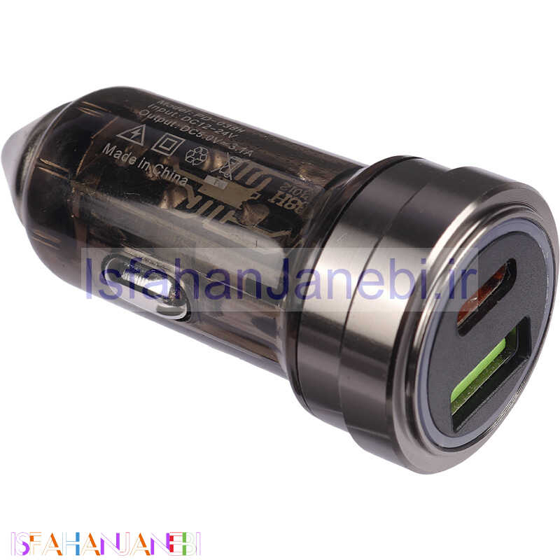 اصفهان جانبی-شارژر فندکی PD-038H 3.1A PD QC 38W