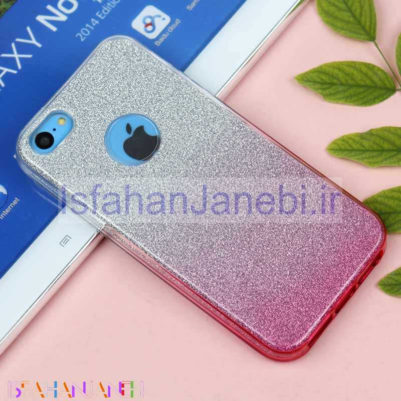 اصفهان جانبی-قاب اکلیلی iPhone 5/5s سفید صورتی