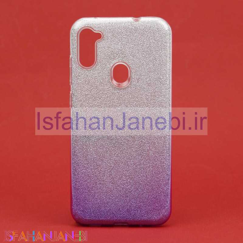 اصفهان جانبی-قاب اکلیلی Samsung A11 سفید بنفش