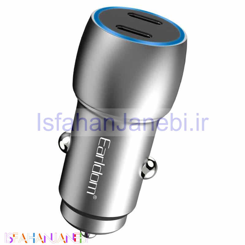 اصفهان جانبی-شارژر فندکی فست شارژ Earldom ES-CC15 PD 3A 40W