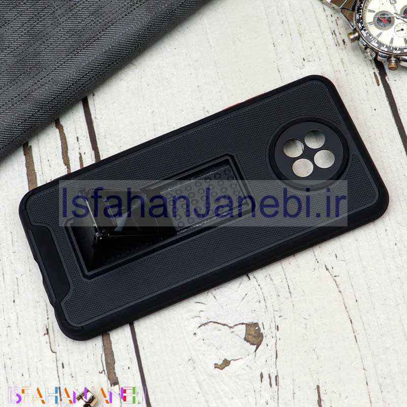 اصفهان جانبی-قاب محافظ لنزدار ضد ضربه هولدر کشویی مگنتی Xiaomi Redmi Note 9T مشکی