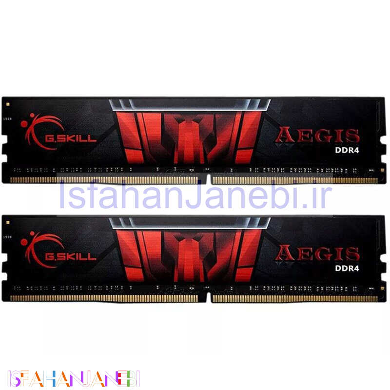 اصفهان جانبی-رم کامپیوتر G.SKILL Aegis DDR4 32GB 3200MHz CL16 Dual