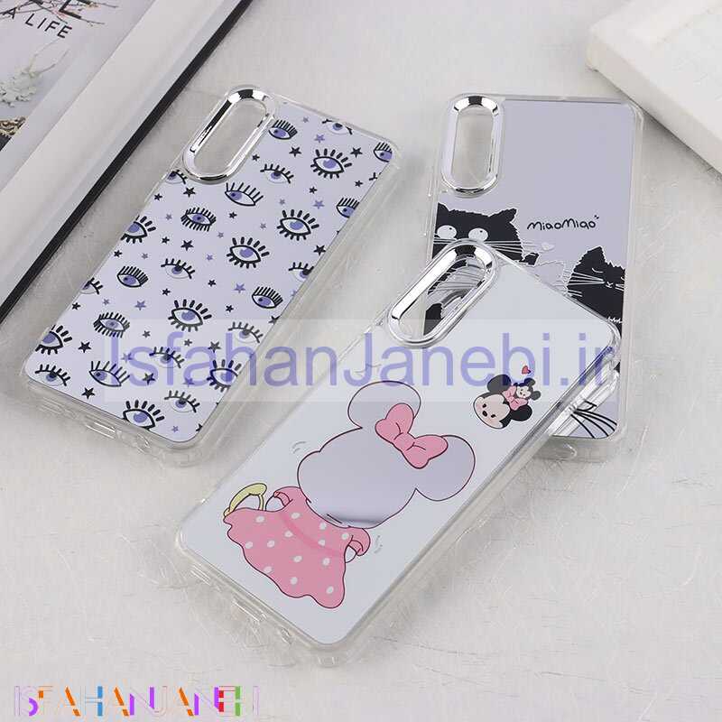 اصفهان جانبی-قاب آینه ای سامسونگ Galaxy A30s / A50 / A50s طرح دار دور محافظ متال