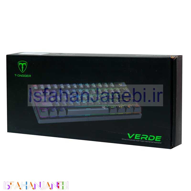اصفهان جانبی-کیبورد بی سیم گیمینگ تی دگر VERDE T-TGK317